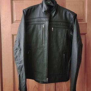 New Arctic Cat Mens Leather Jacket